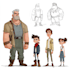 create character concept art for games and films