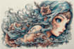 create a anime tatto traditional design