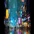 do cyberpunk scifi futuristic city