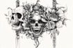 create custom tribal tattoo illustration
