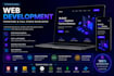 do custom website development as full stack web developer