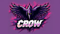 make eye catching crow bird mascot logo with express delivery