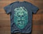 create dtf dtg halftone print ready t shirt