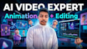 create professional ai videos, animations and video ads