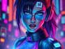 design stunning sci fi, cyberpunk