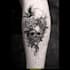 create custom demon tattoo illustration