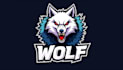 make eye catching wolf head mascot logo with express delivery