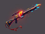 create weapon design and illustration