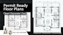 adu floor plan design for permit submittal