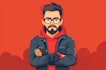 flat vector character illustration for anything