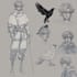 make a character sheet with a unique art style