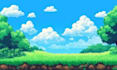 do pixel art background , tileset, icon, topdown and asset