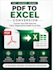 convert PDF to excel with clean formatting and data entry