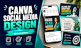 design canva social media posts for coaches and small business owners
