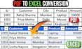 pdf to excel and word conversion