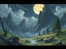 design amazing fantasy landscape