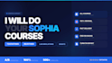 do your sophia learning courses, touchstones, milestones