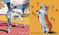 draw your pet in a vintage pop art illustration