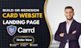 design carrd website or responsive carrd landing page