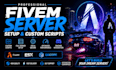 develop custom fivem scripts and full server setup