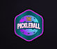 create modern pickleball logo design