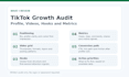 audit your tiktok profile for growth