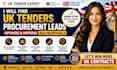 do UK tenders contracts procurement leads and optimize bid proposals