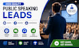 generate public speaking, conference and event leads