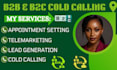do german b2b b2c cold calling telemarketing and appointment setting
