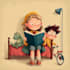 do children book illustrations and children book cover