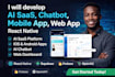 develop ai saas app chatbot mobile app web app with react native
