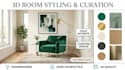 design and style your room interior with 3d renders
