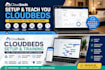 setup, fix and teach you how to use cloudbeds professionally