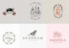 design modern botanical boho logo design