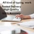 provide fast typing  translation kan eng hin  data entry