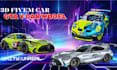 design stylized low poly 3d car model, car wrap, game ready gtav fivem car model