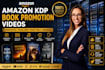 create amazon kdp book trailer videos for authors