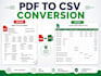 do data entry and PDF to excel conversion