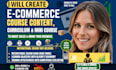 create ecommerce course content curriculum and mini course to boost sales