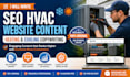 write SEO hvac website content for heating and cooling companies