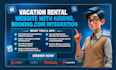 create a vacation rental website with airbnb, bookingcom integration