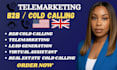 do b2b cold calling telemarketing appointment setting