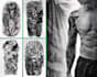 design a realistic full sleeve tattoo for you