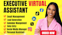 be executive personal admin gohighlevel virtual assistant social media manager