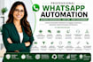 create whatsapp business automation and marketing workflows