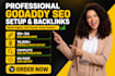do professional godaddy SEO, google maps and da90 backlinks