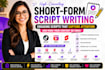 write engaging scripts for social media