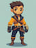 draw 2d game character or 2d game character