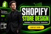 create a modern shopify and dropshipping store