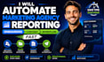 automate marketing agency reporting onboarding content workflow